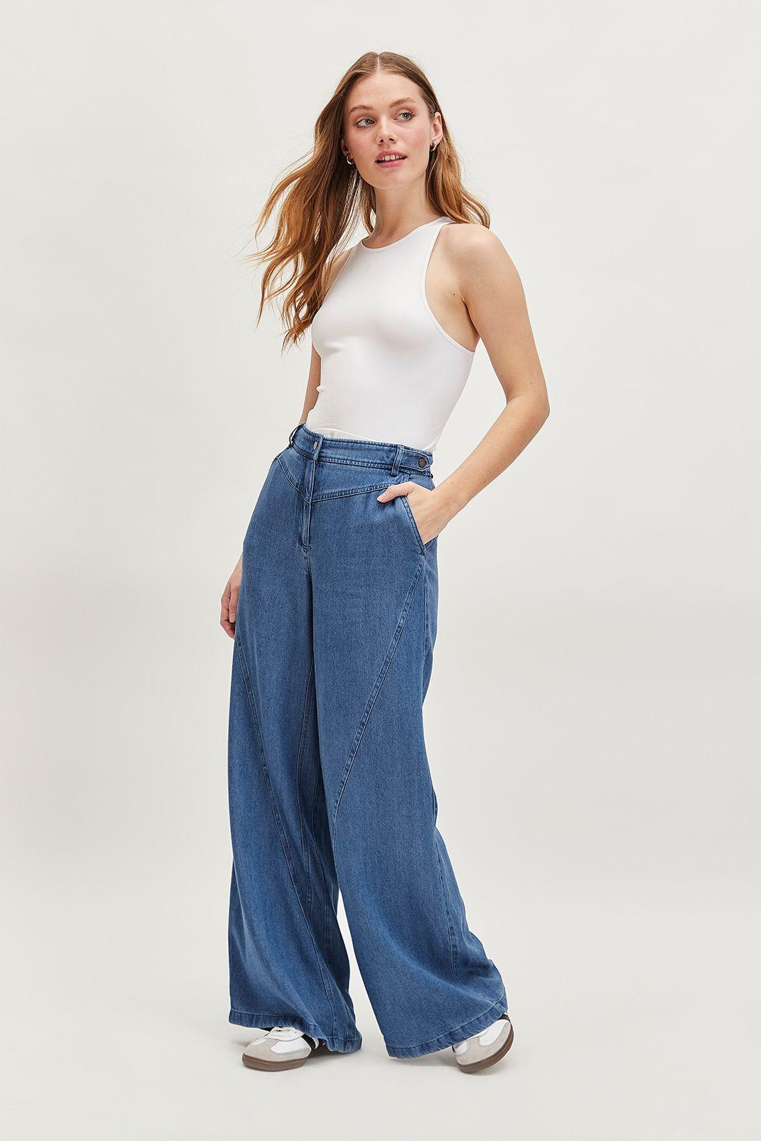 Pantalon Liso Azul iO 11020224053104-0
