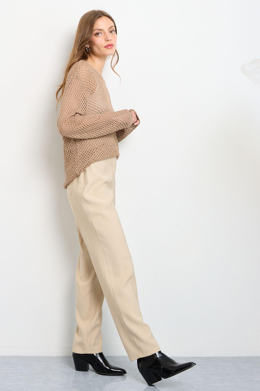 Sweater Liso Beige iO 18104125022106-2