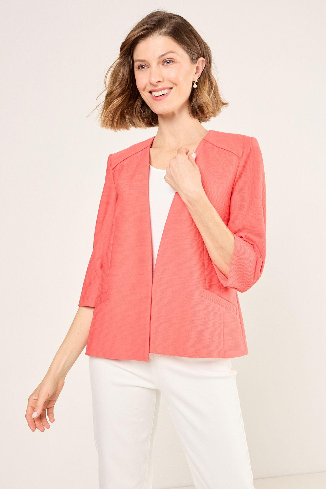 Blazer Abierto Coral Ma Griffe 16002225007133-0
