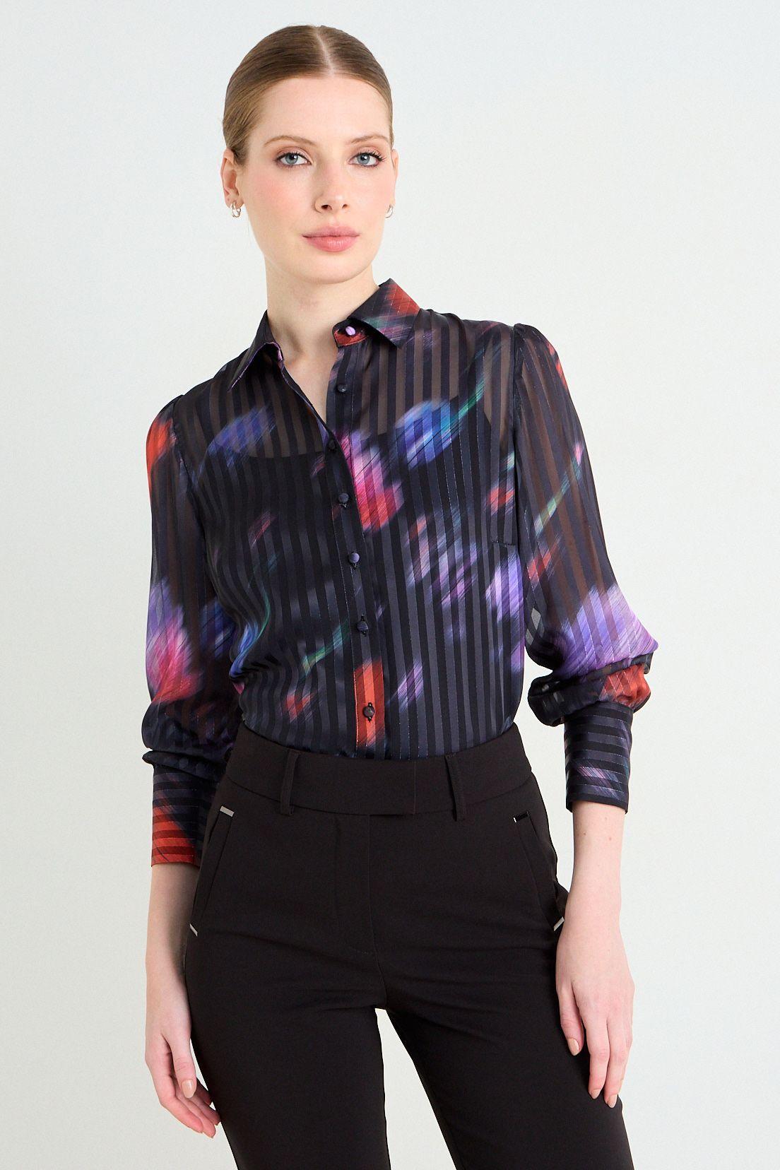 Blusa Camisera Fantasía Café Ash 14107126008129-1