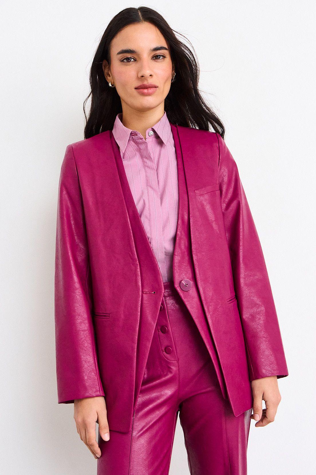 Blazer Liso Burdeos iO 16020226051112-0