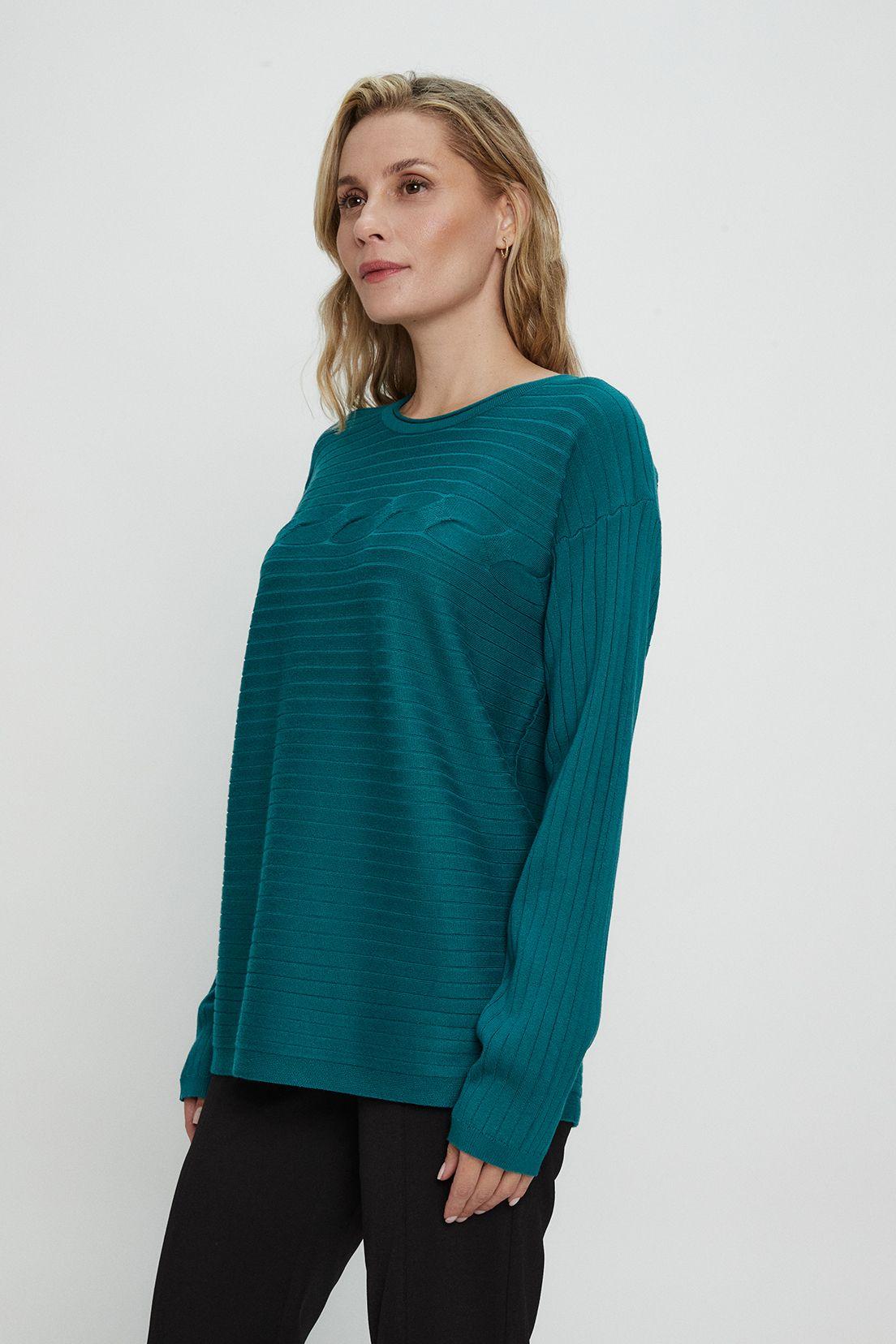 Sweater Liso Verde Ma Griffe 18102224004217-3