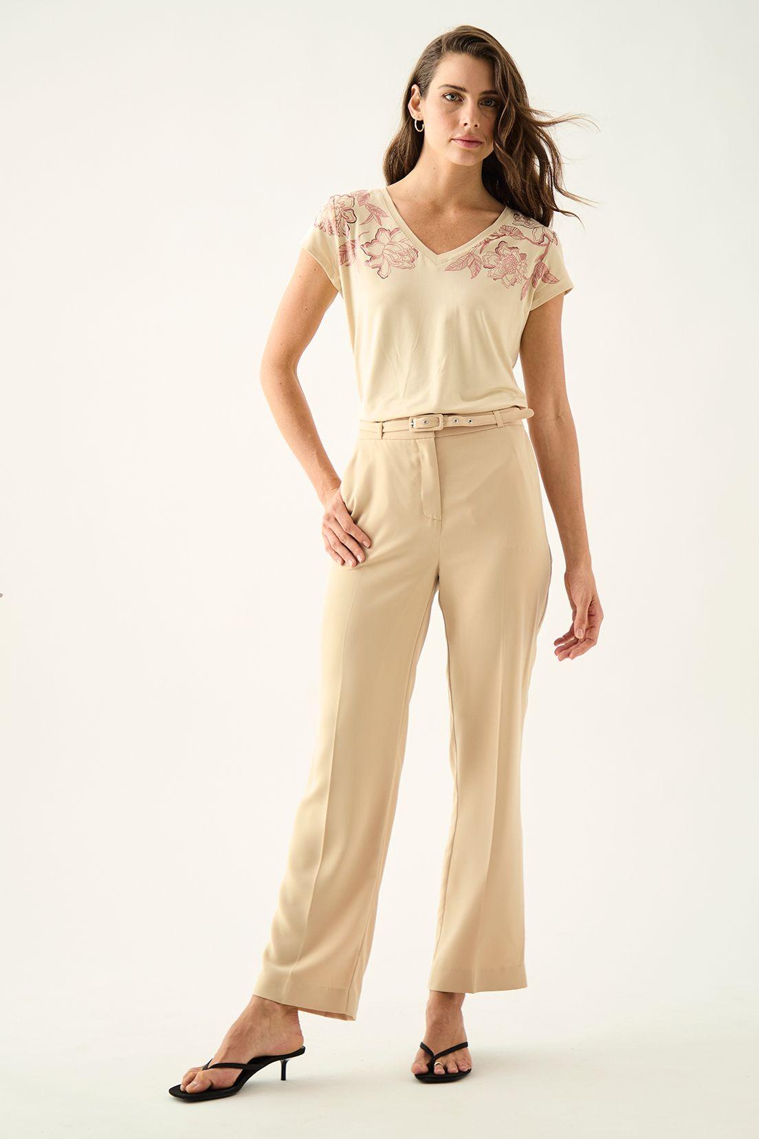 Pantalon Liso Beige Ash 11007125003106-0