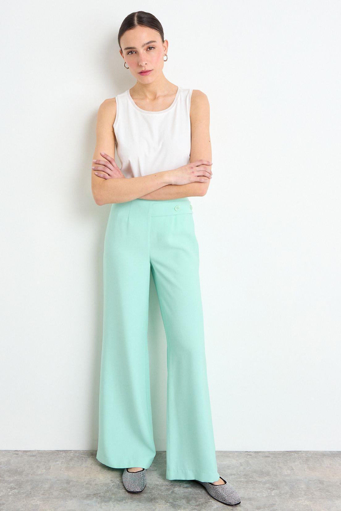 Pantalon Liso Verde iO 11020225061217-0