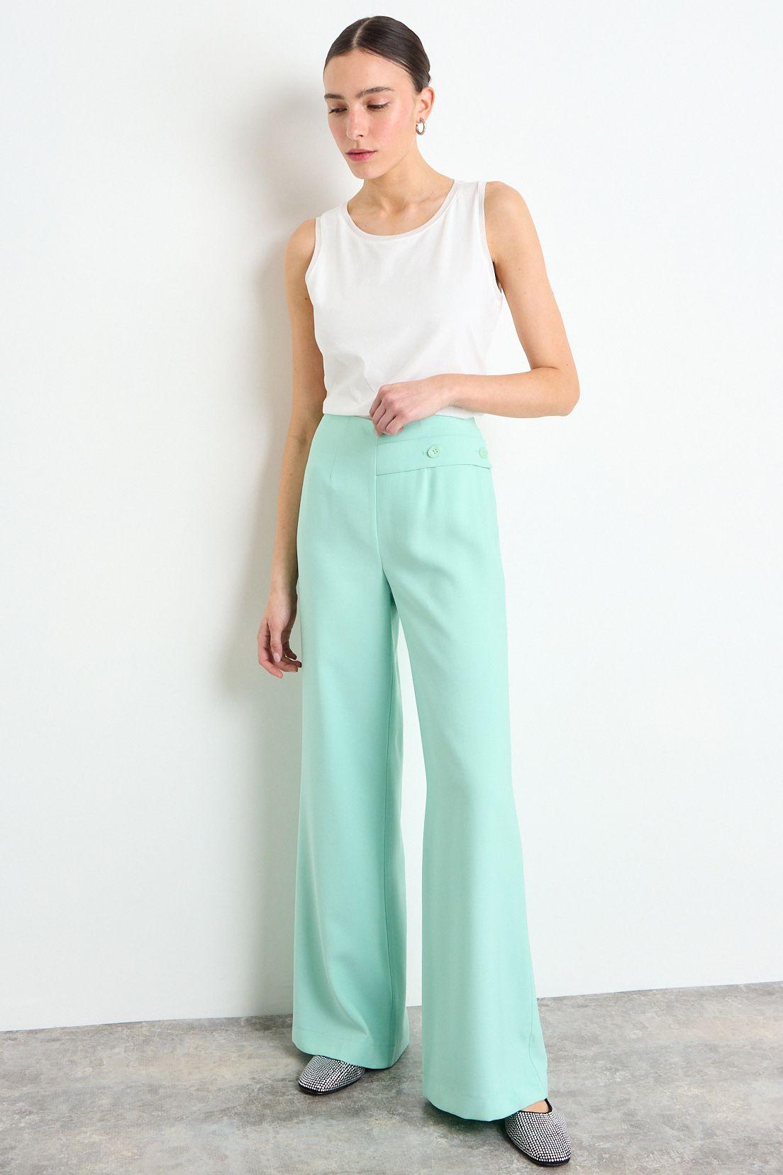 Pantalon Liso Verde iO 11020225061217-4