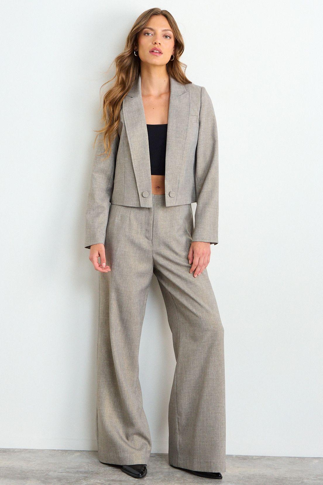 Blazer Liso Gris iO 16020126057163-4