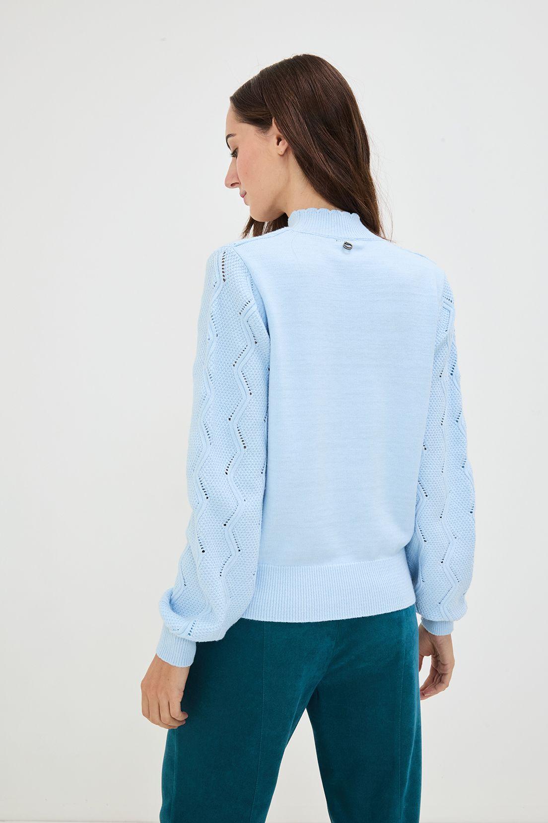 Sweater Liso Celeste 18120125017110-4