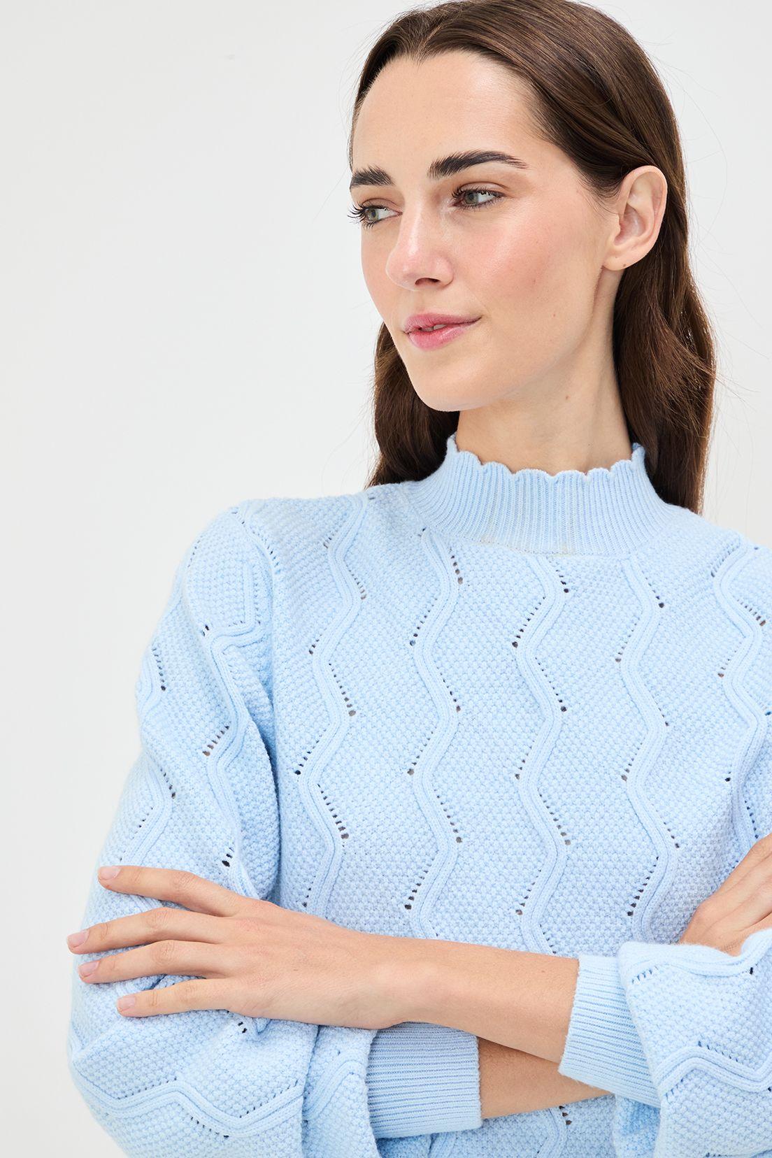 Sweater Liso Celeste 18120125017110-1