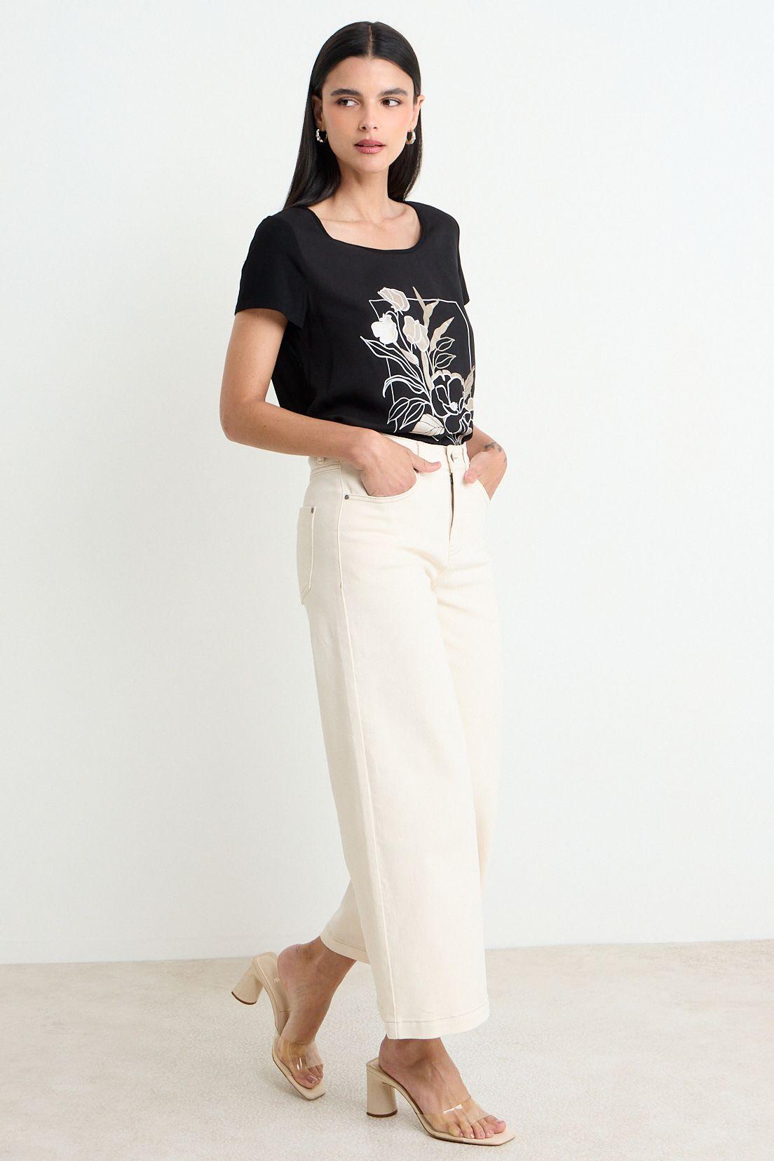 Polera Estampada Negro Ash 14604225072102-4