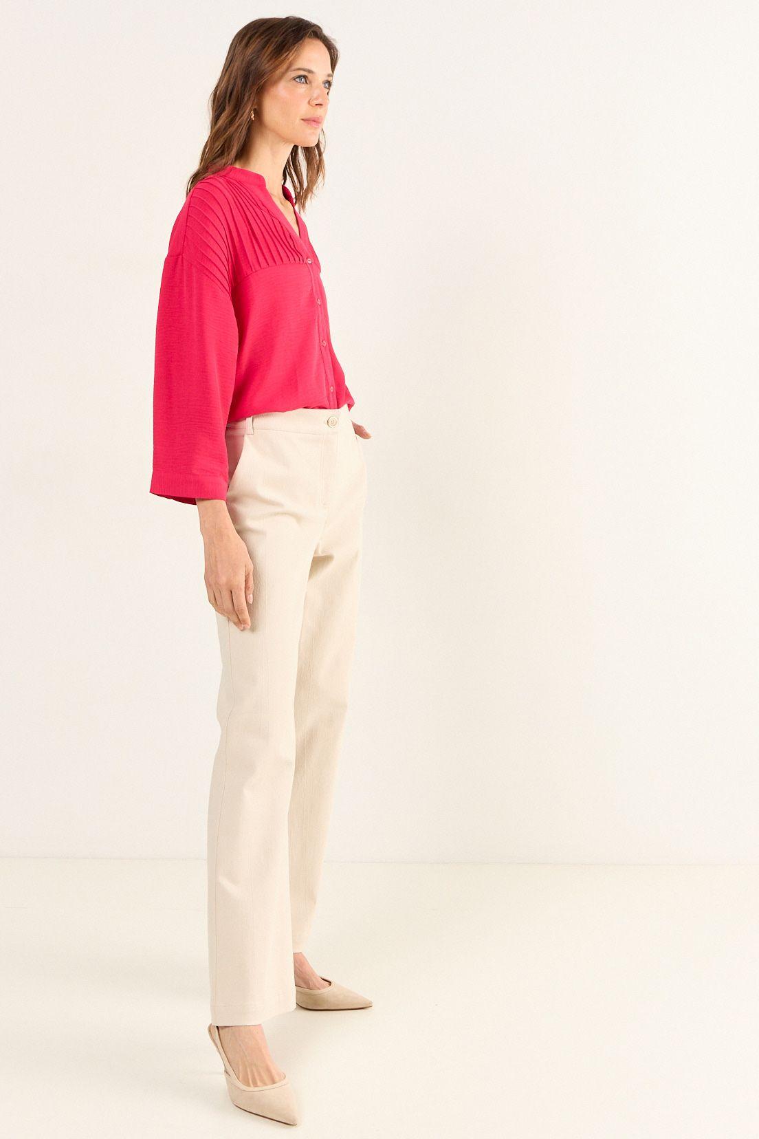 Blusa Cuello Mao Fucsia Ma Griffe 14002126055116-4