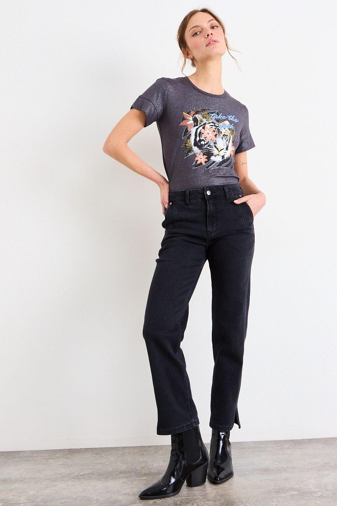 Polera Estampada Gris iO 14620226001163-4