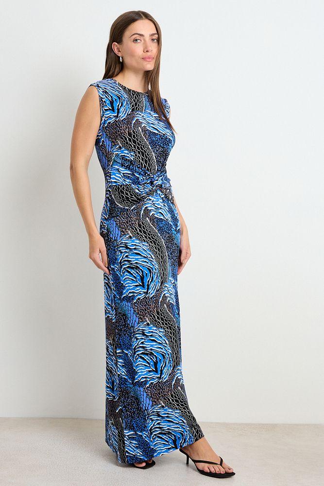 Vestido Largo Sin Mangas Print Negro Ash 13507225006102-1