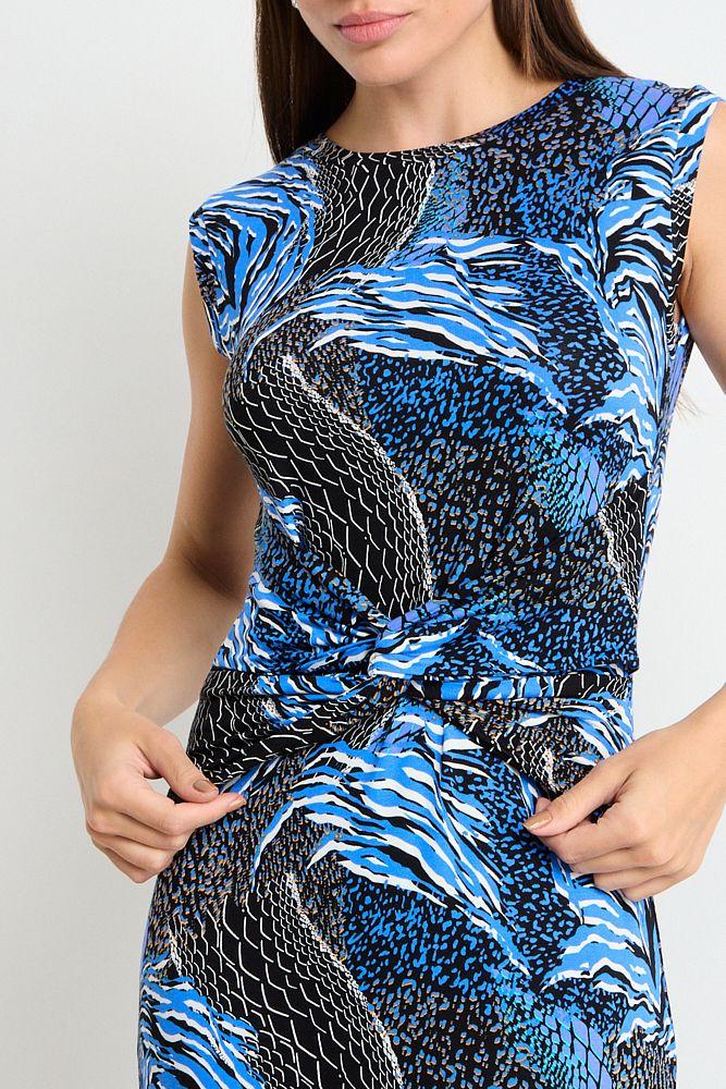 Vestido Largo Sin Mangas Print Negro Ash 13507225006102-2