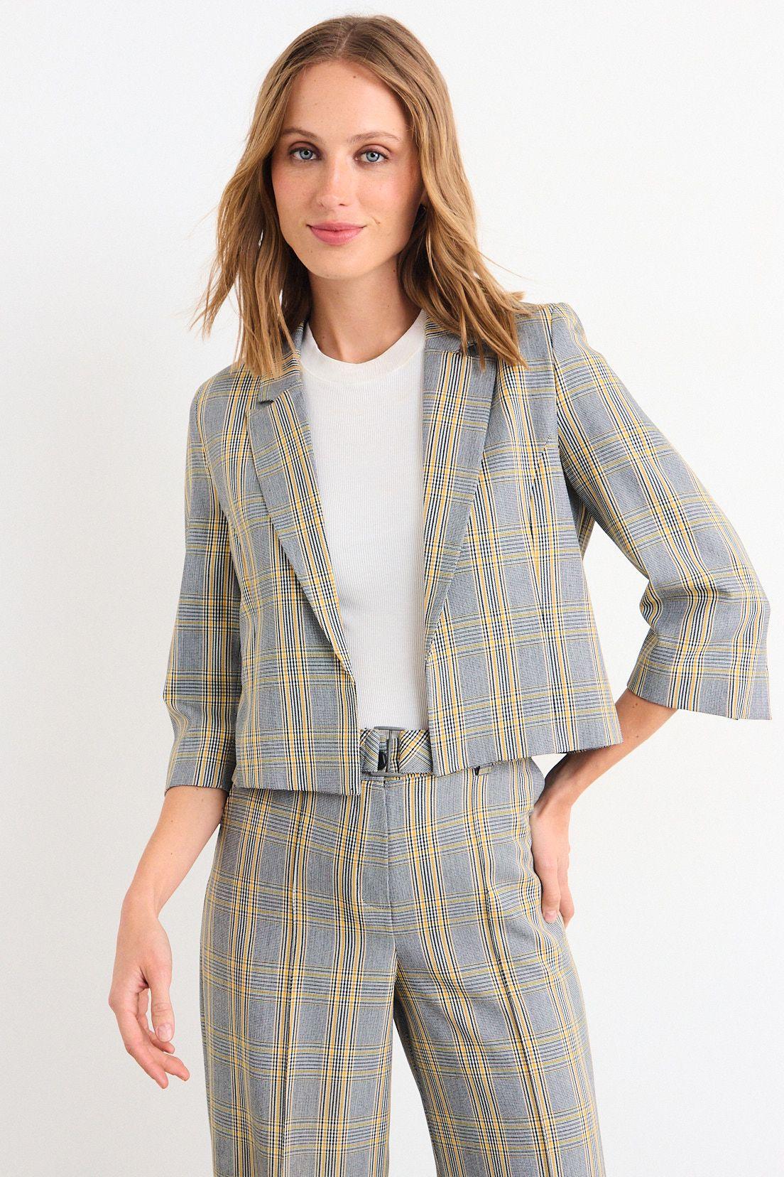 Blazer Fantasia Gris iO 16104125007108-0