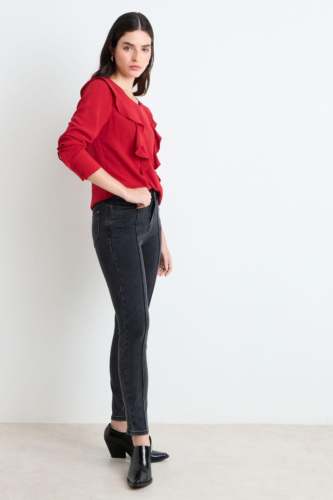 Blusas Manga Larga Rojo Ash 14007225003103-2
