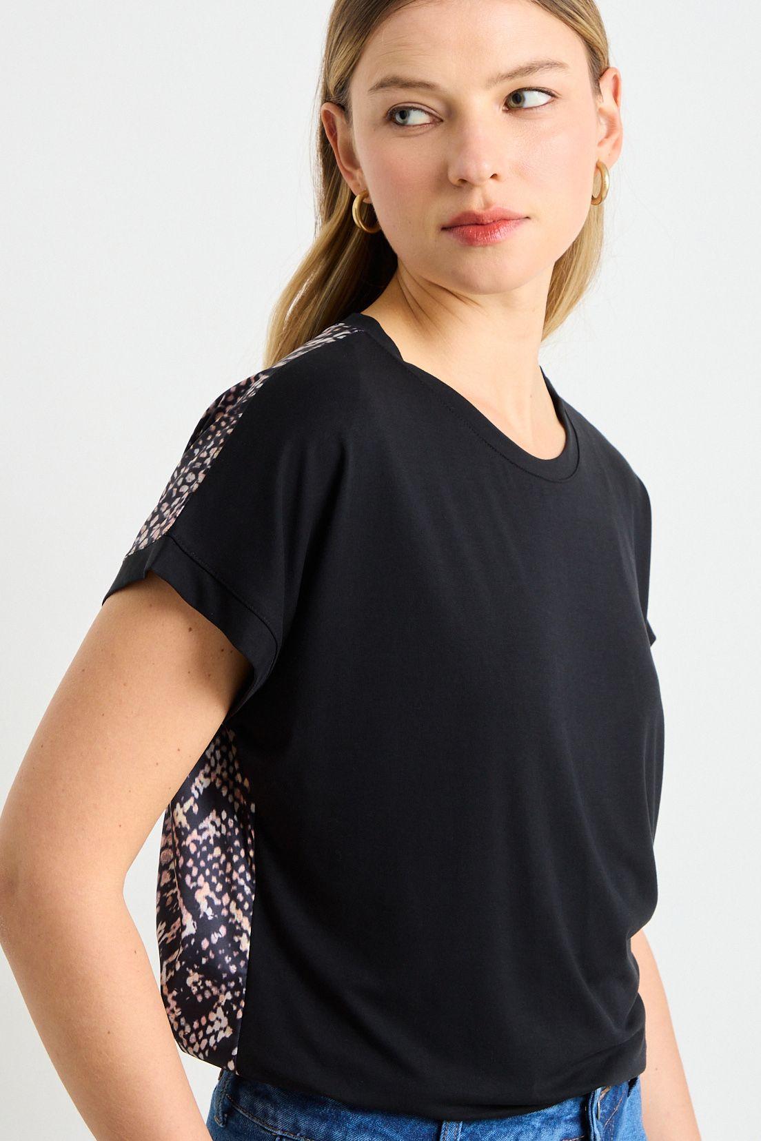Polera Manga Corta Café Ash 14307225052109-0