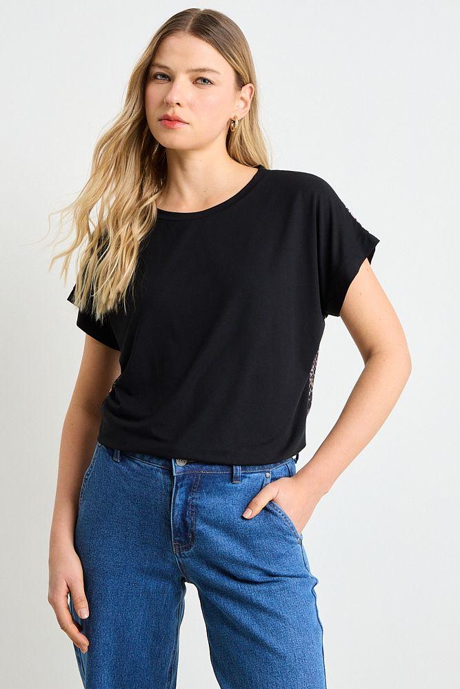 Polera Manga Corta Negro Ash 14307225052109-0