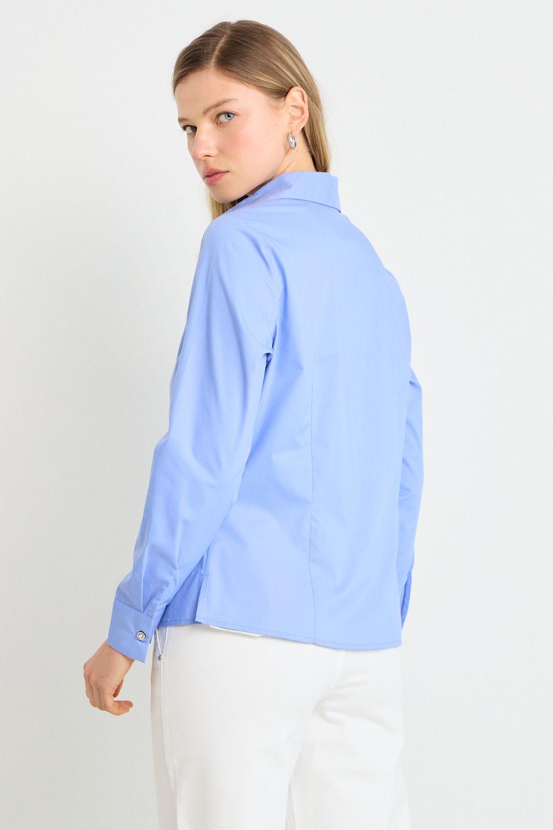Blusas Manga Larga Azul Ash 14007225091134-2