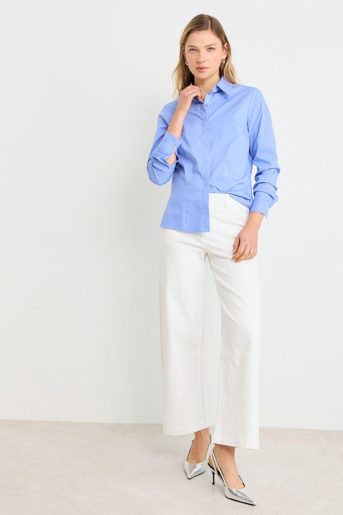 Blusas Manga Larga Azul Ash 14007225091134-3