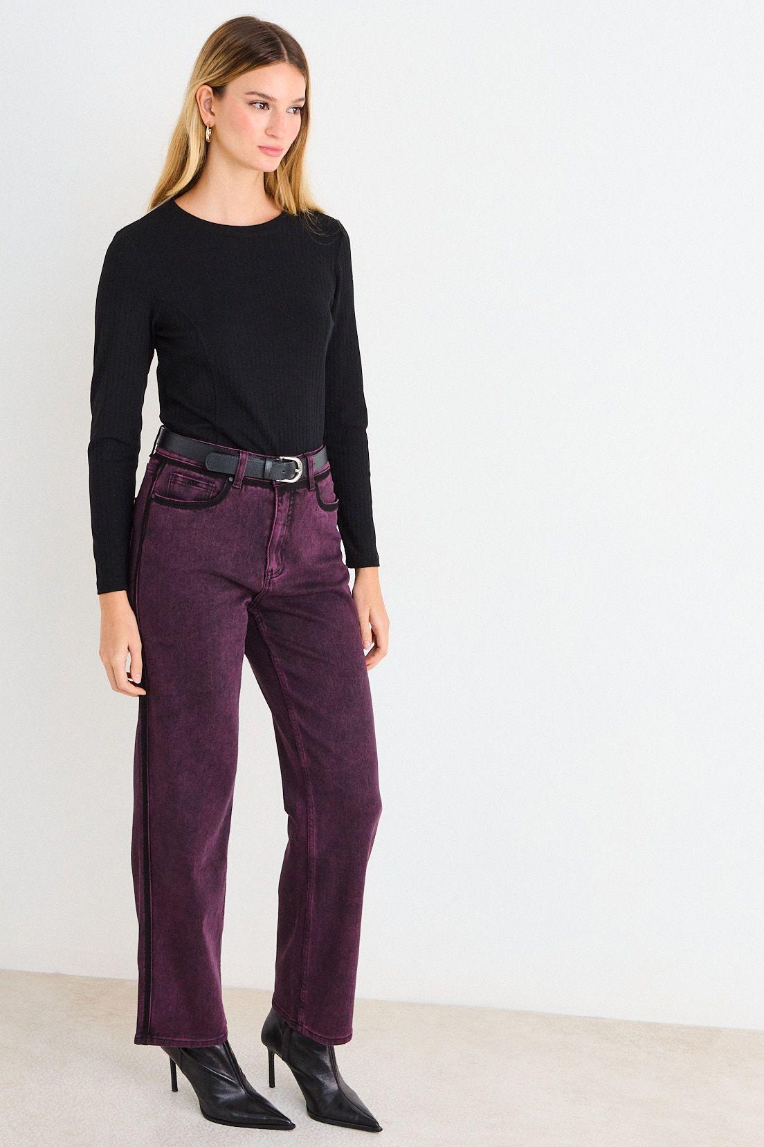Polera Lisa En Rib Negro Ash 14207226050102-4
