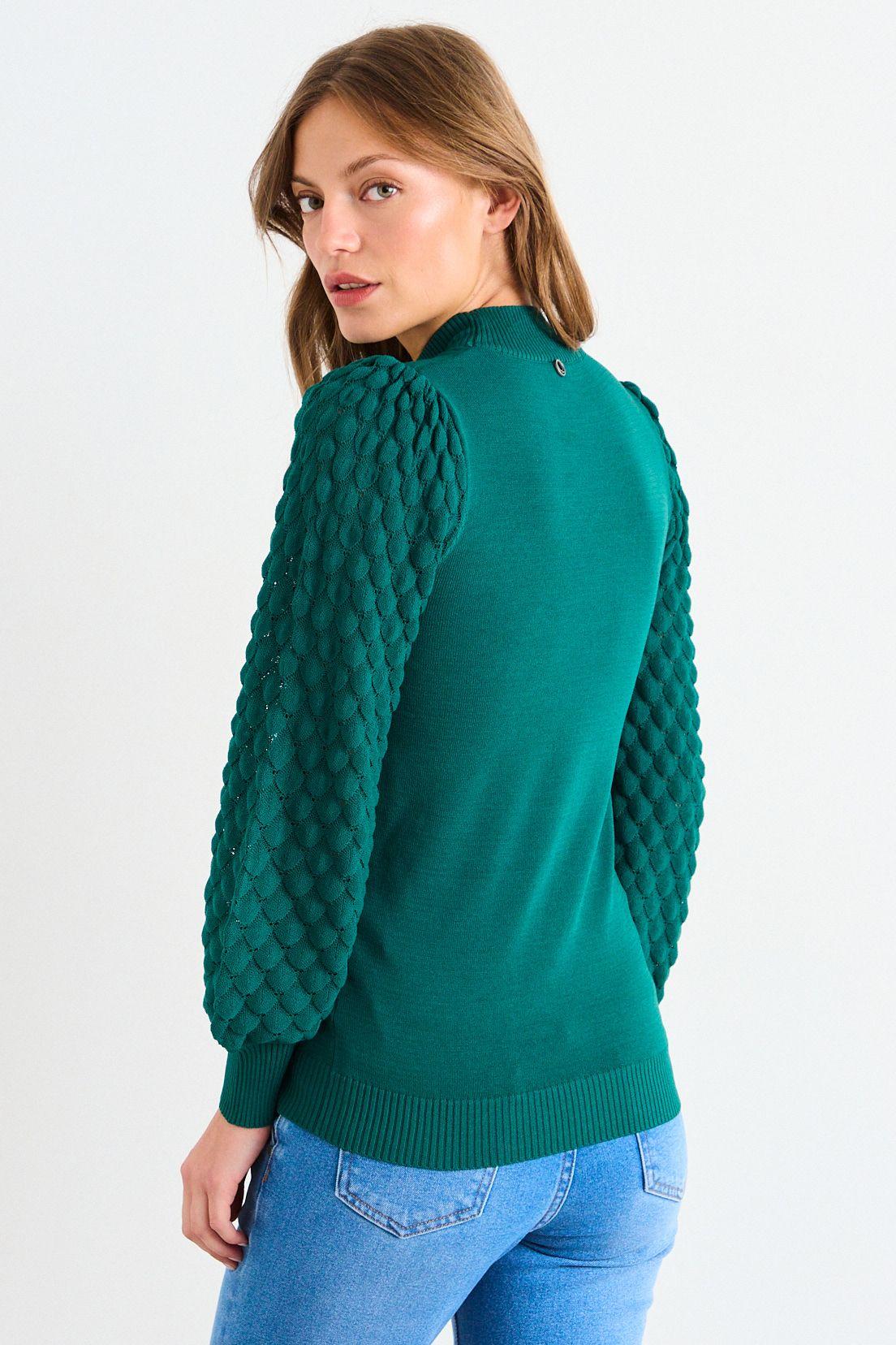 Sweater Liso Verde Oliva iO 18120126010107-2
