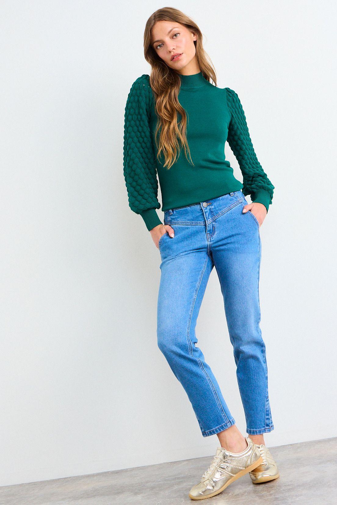 Sweater Liso Verde Oliva iO 18120126010107-3