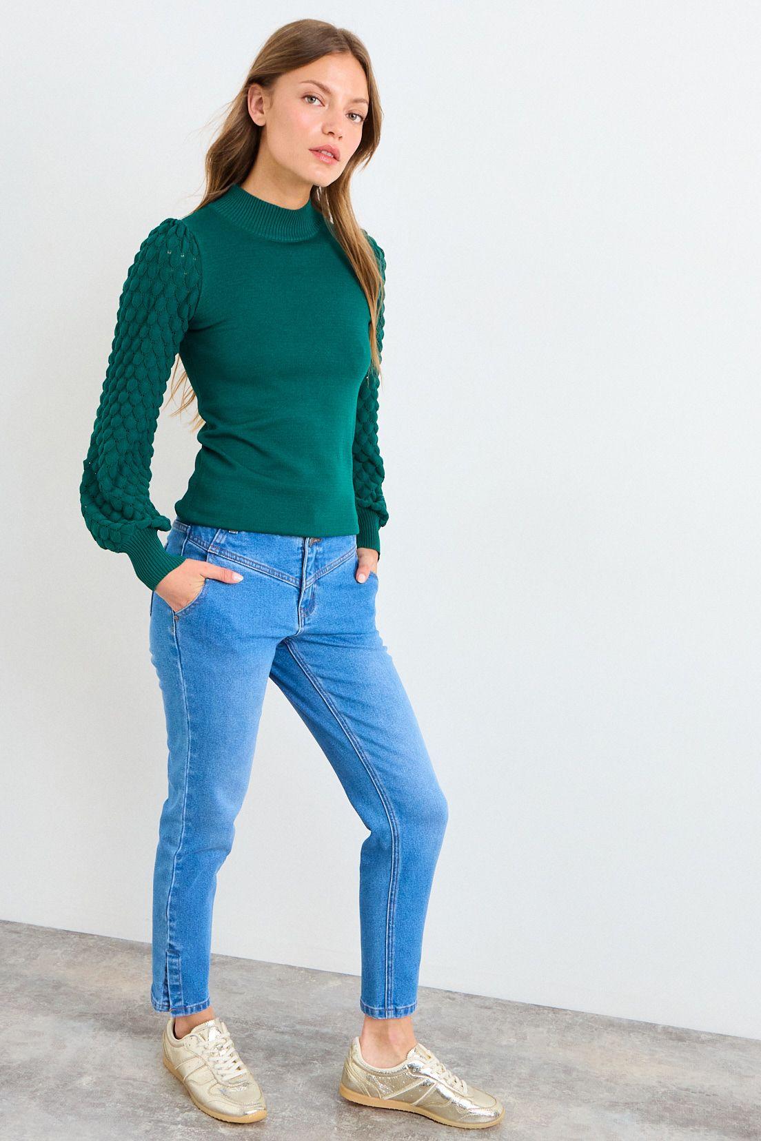 Sweater Liso Verde Oliva iO 18120126010107-4