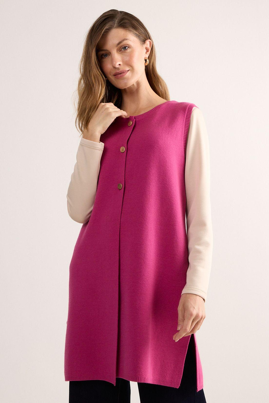 Cardigan Fucsia Ma Griffe 18002225051116-0