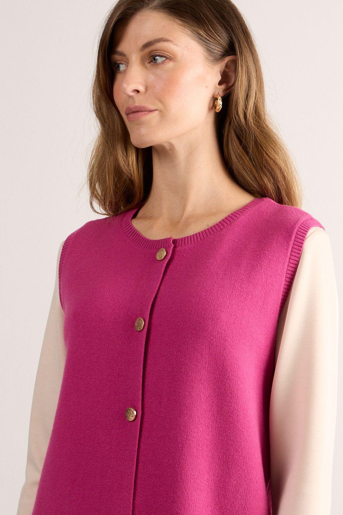 Cardigan Fucsia Ma Griffe 18002225051116-1