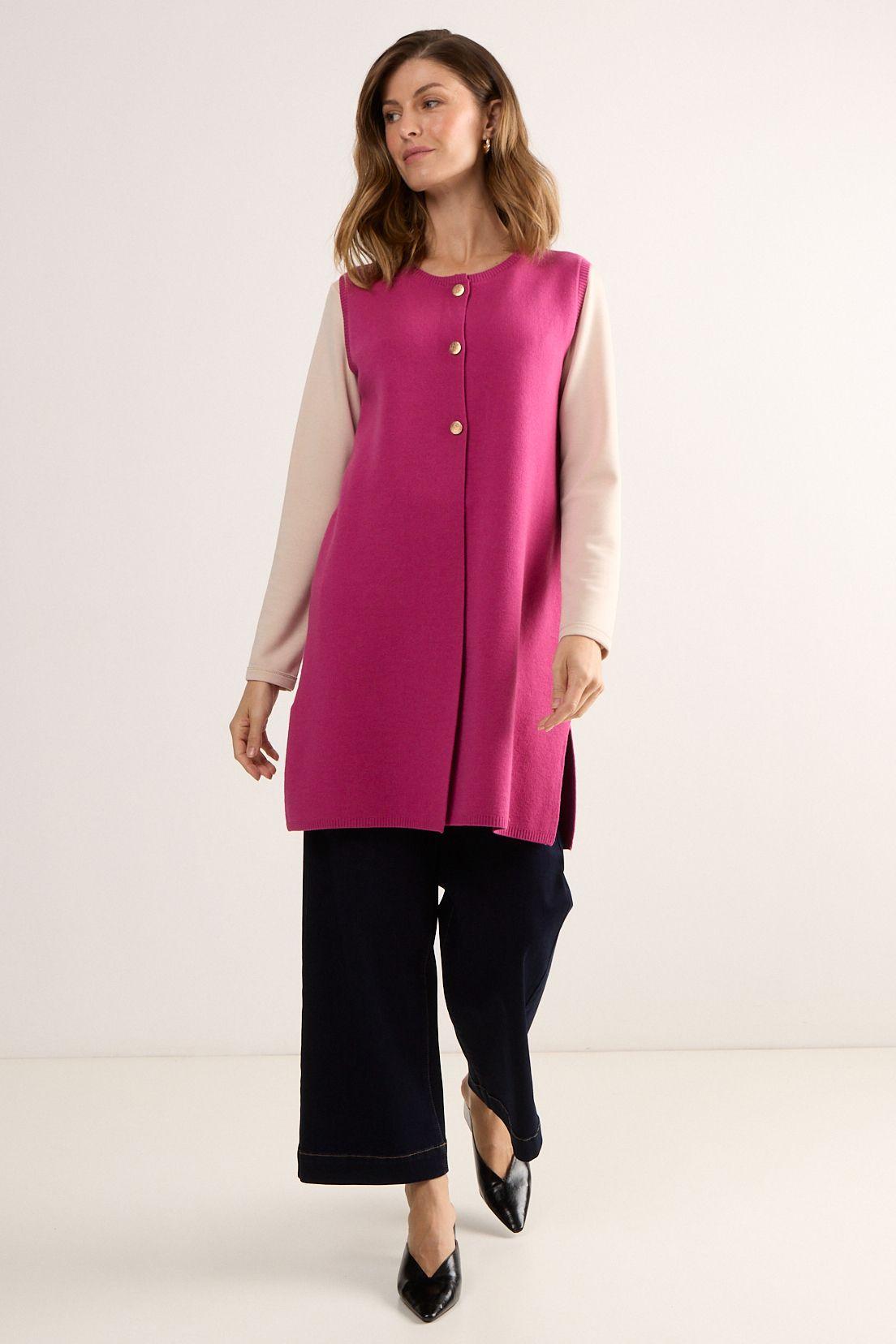 Cardigan Fucsia Ma Griffe 18002225051116-4