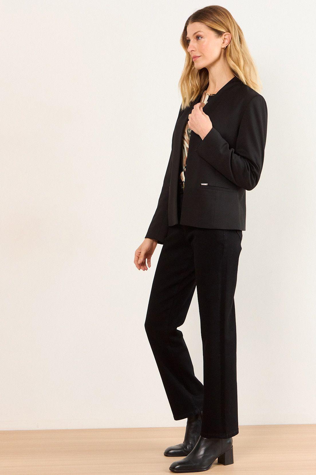 Blazer Sin Solapa Negro Ma Griffe 16002226053102-3
