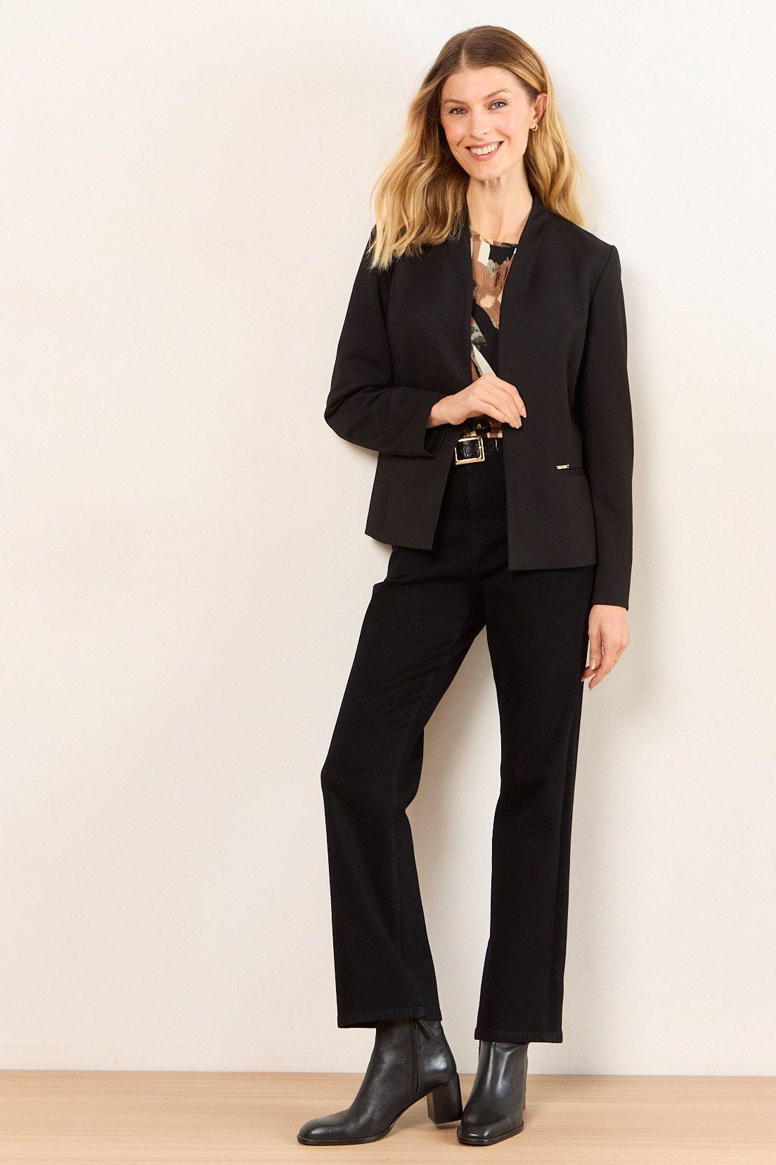 Blazer Sin Solapa Negro Ma Griffe 16002226053102-4