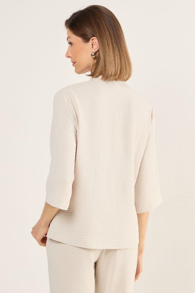 Blusa Cuello Mao Beige Ma Griffe 14002225011106-2