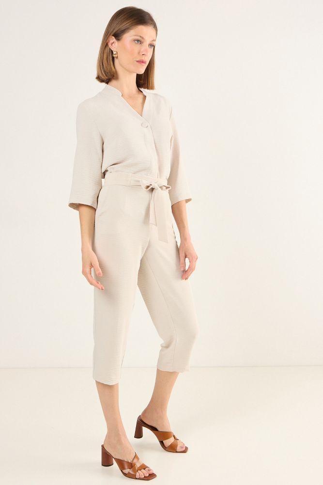 Blusa Cuello Mao Beige Ma Griffe 14002225011106-4