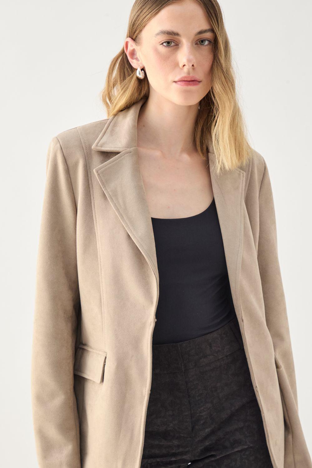 Blazer Liso Avellana 16007125052126-1