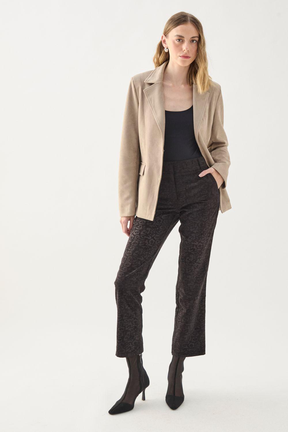 Blazer Liso Avellana 16007125052126-2