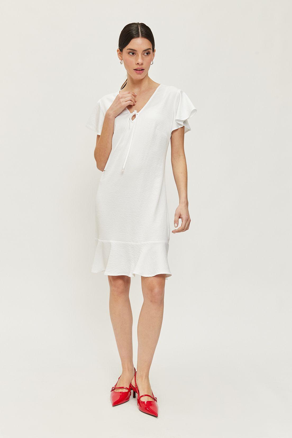 Vestido Liso Blanco Ash 13007224007105-0