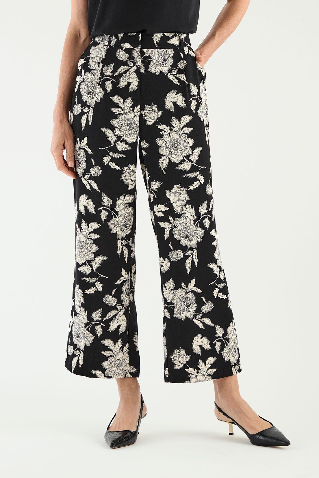 Pantalon Estampado Negro Ma Griffe 11102125050102-1