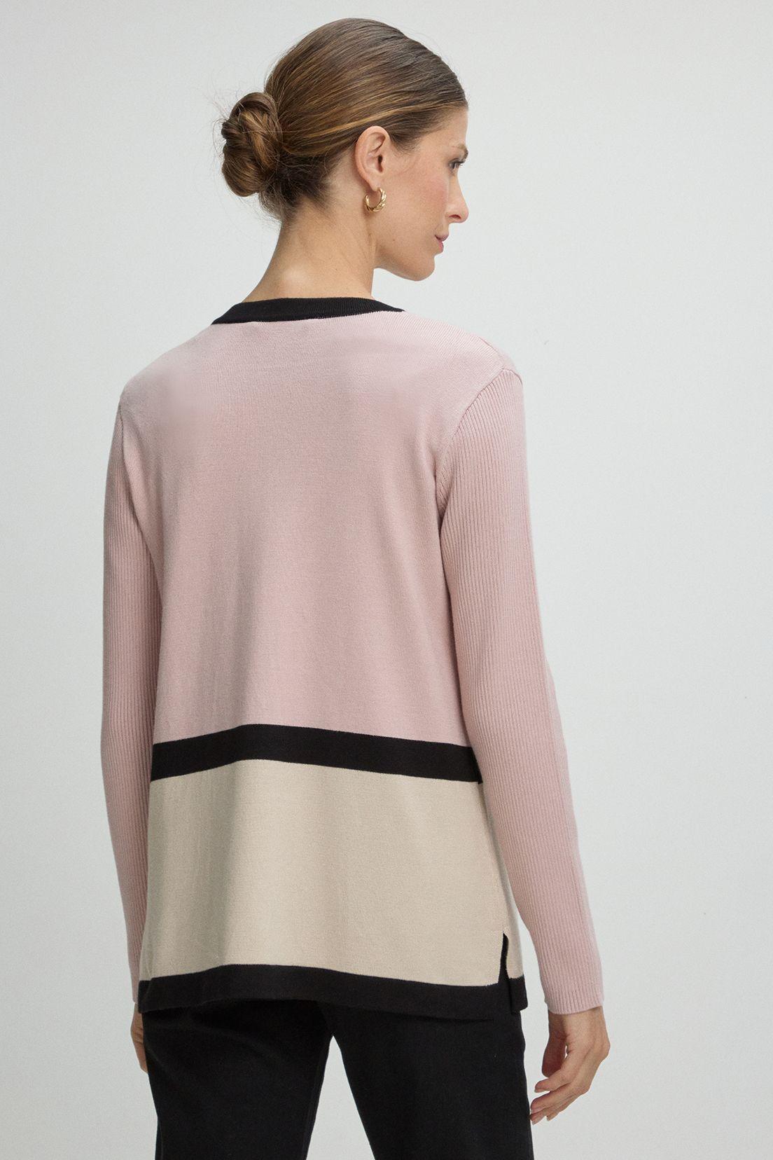 Cardigan Rosa Ma Griffe 18602225001123-2