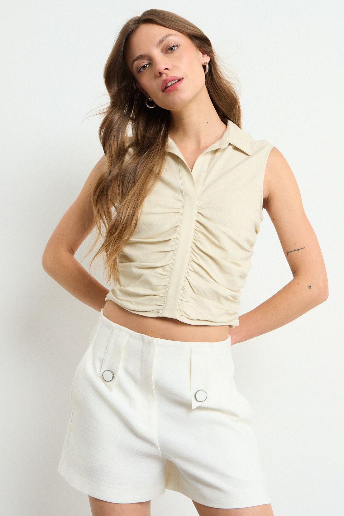 Blusa Lisa Beige iO 14020225016106-0