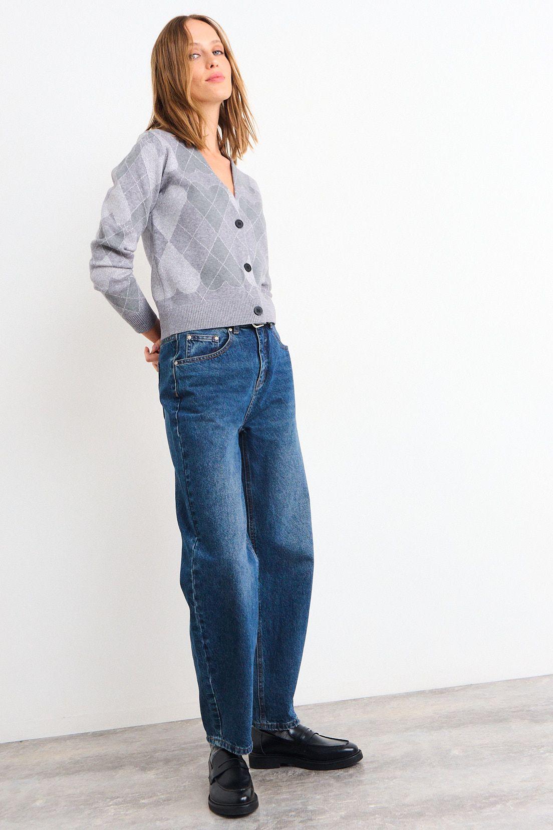 Cardigan Top Gris iO 18620126011113-4