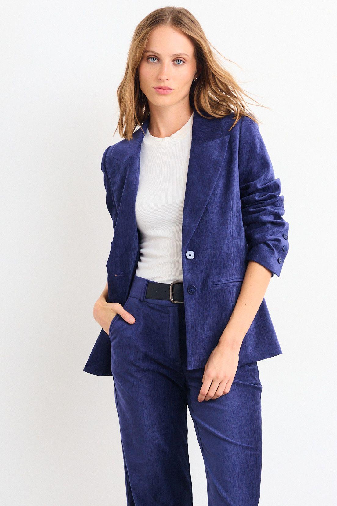 Blazer Liso Azul iO 16020126016104-0
