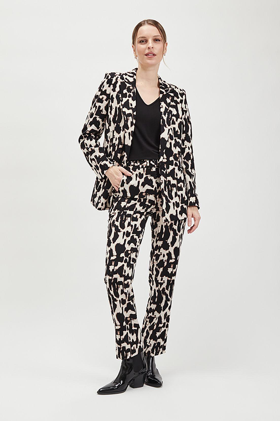 Pantalon Estampado Cinturon Negro Ash 11107224052102-0