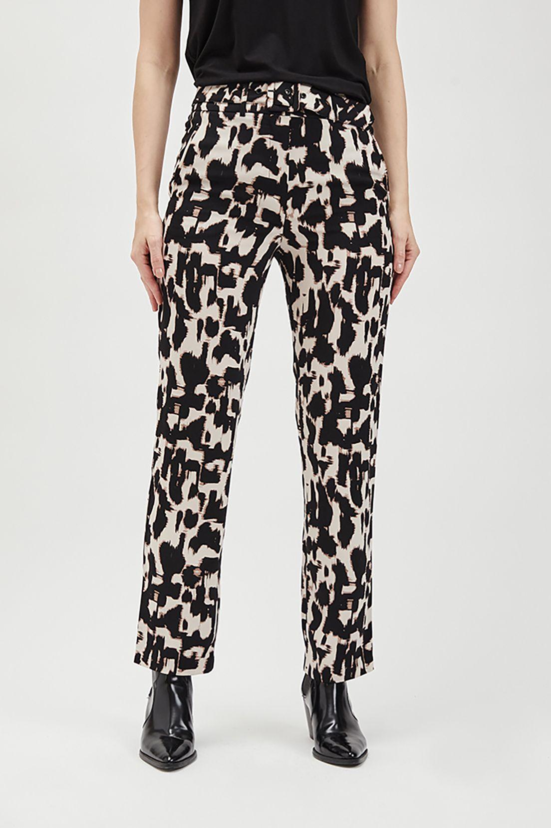 Pantalon Estampado Cinturon Negro Ash 11107224052102-1