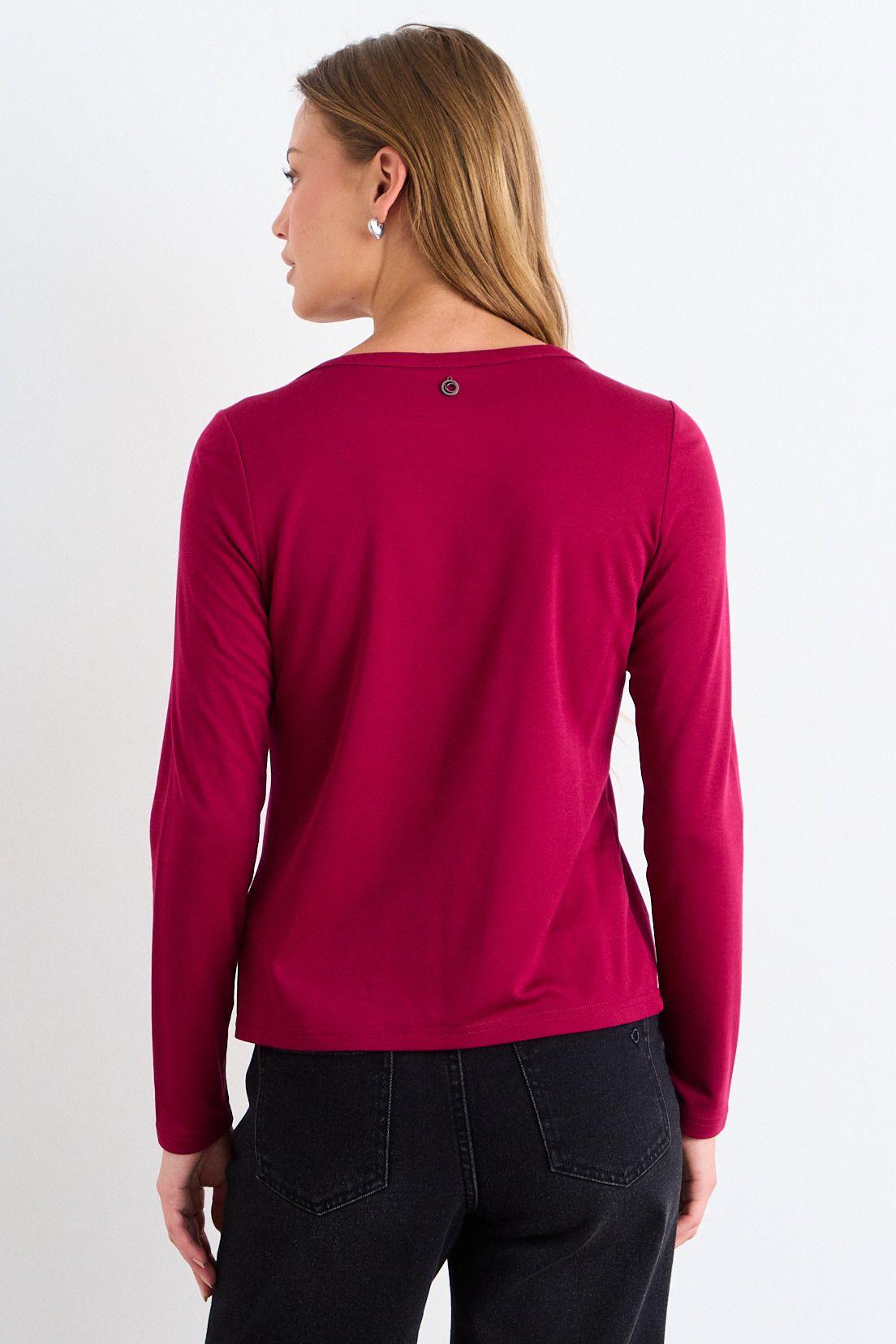 Polera Lisa Burdeos iO 14220126062112-2