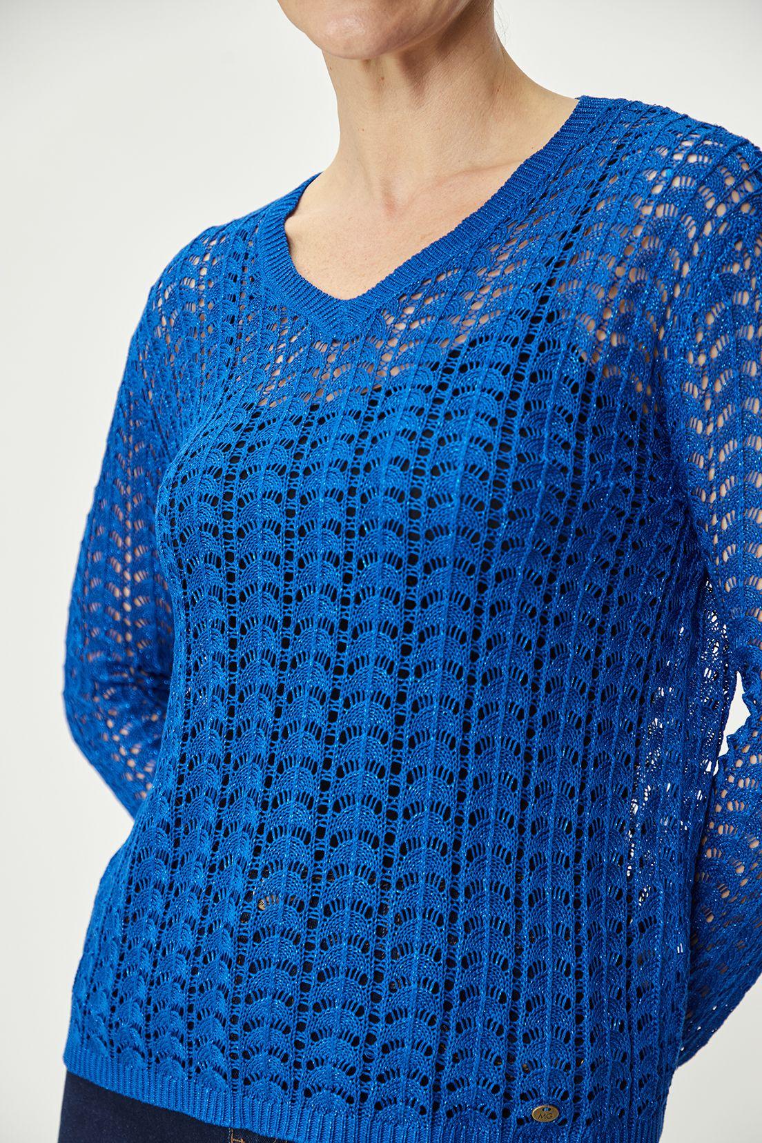 Sweater Liso Azul Ma Griffe 18102224006134-1