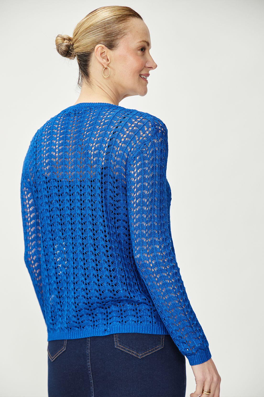 Sweater Liso Azul Ma Griffe 18102224006134-3