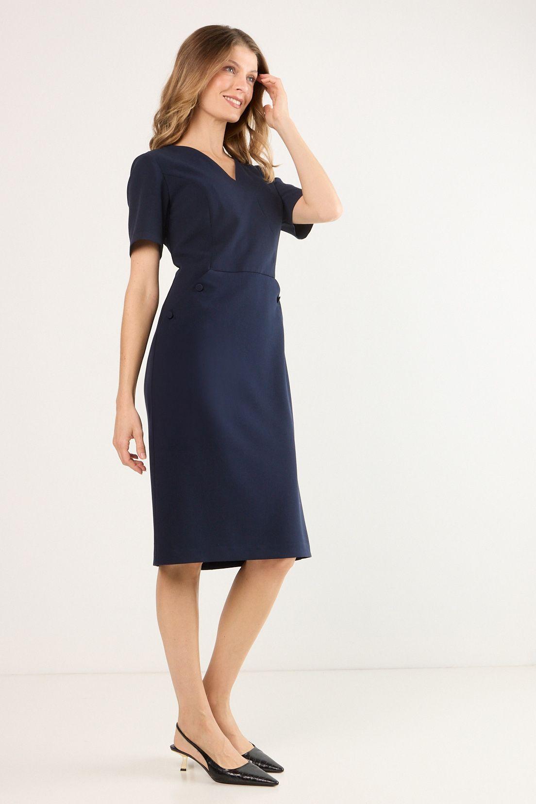 Vestido Largo Azul Ma Griffe 13002225050104-3