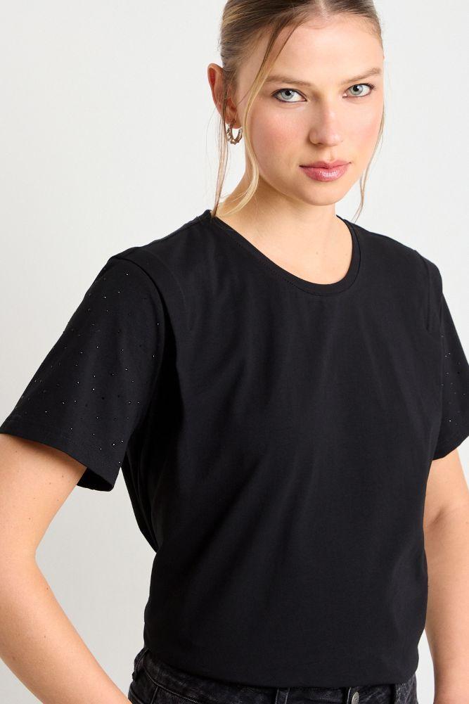 Polera Manga Corta Negro Ash 14304125012102-1