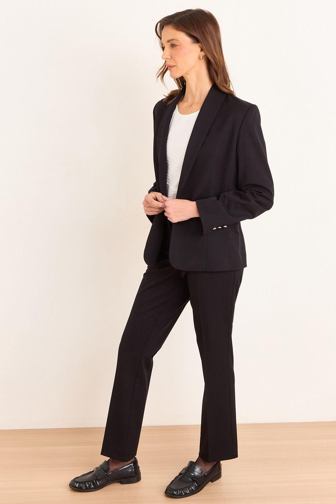 Blazer Cuello Continuo Negro Ma Griffe 16002226051102-4